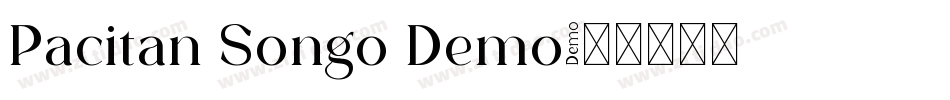 Pacitan Songo Demo字体转换